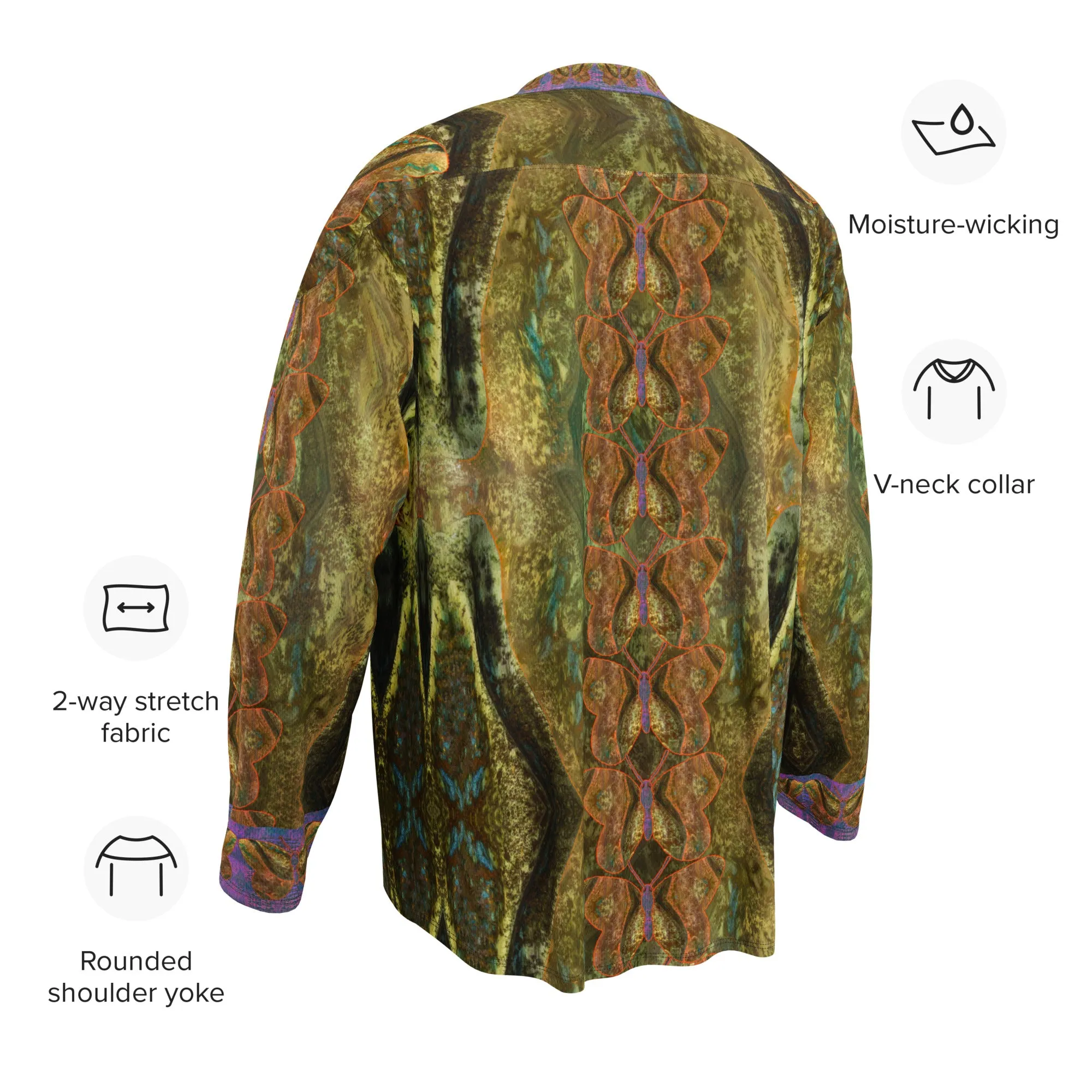 Hockey Jersey (Unisex)(Butterfly Glade Denizen) RJSTH@Fabric#6 RJSTHS2024 RJS