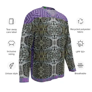 Hockey Jersey (Unisex)(Grail Night Hoard Virtus 8.6 Sugar Stick Twirl (Elder Gift) Purple Logo) RJSTHS2024 RJS