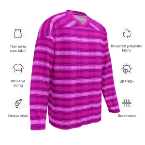 Hockey Jersey (Unisex)(Rind Link Pink Logo) RJSTH@Fabric#9 RJSTHS2024 RJS