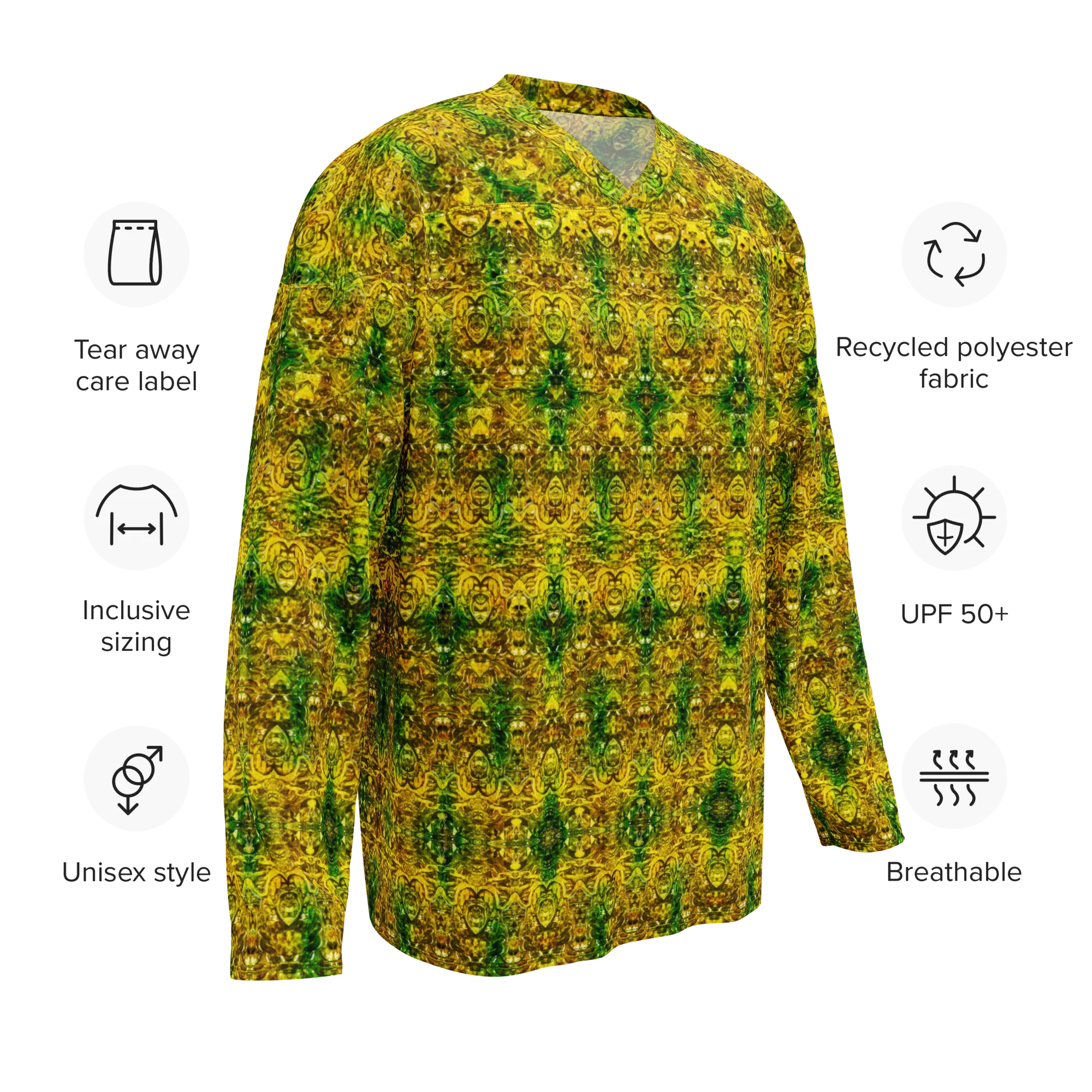 Hockey Jersey (Unisex)(Samhain Dreams of Jade 6 of 15 Sex ex Quindecim) RJSTH@Alchemic RJSTHW2024 RJS