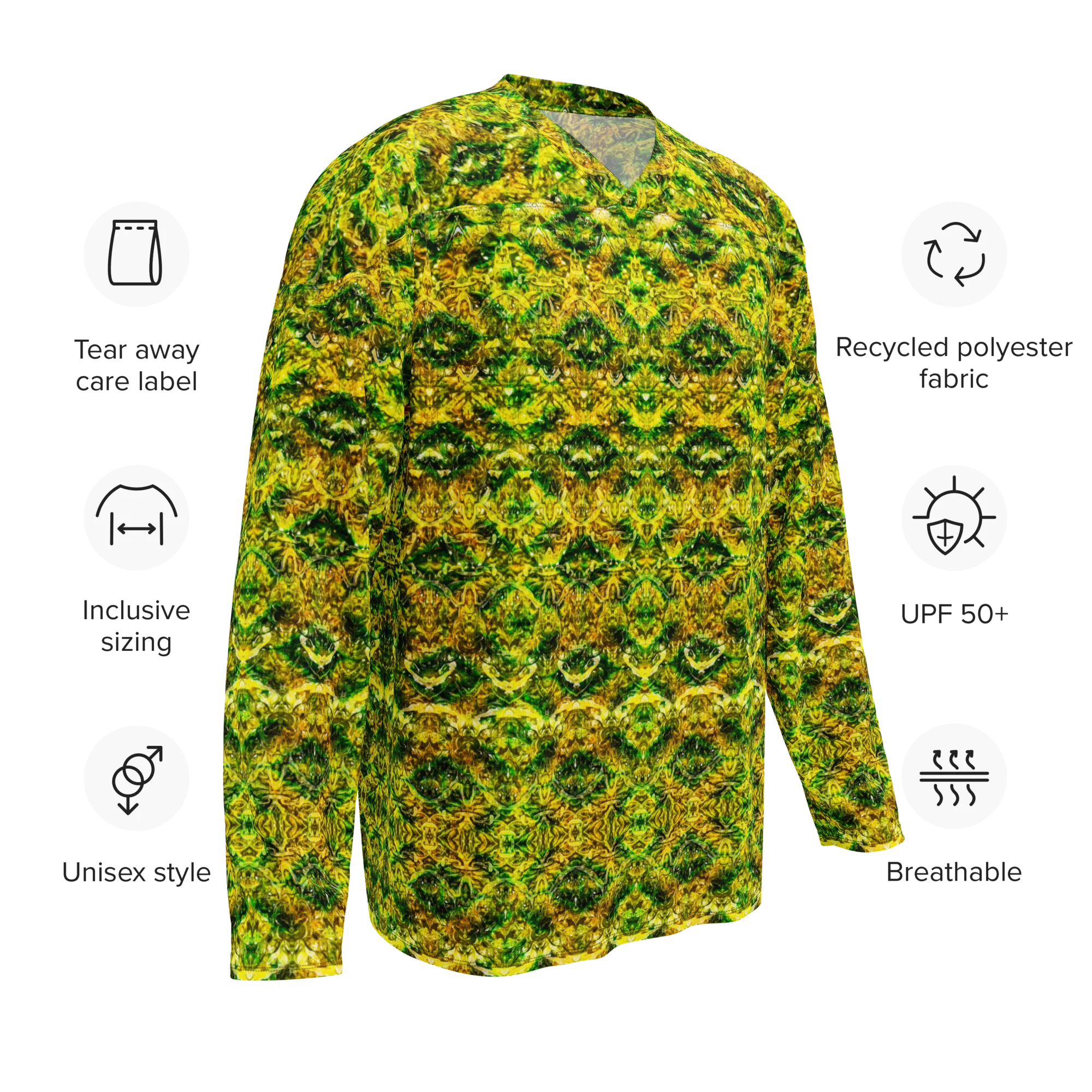 Hockey Jersey (Unisex)(Samhain Dreams of Jade 9 of 15 Novem ex Quindecim) RJSTH@Alchemic RJSTHW2024 RJS