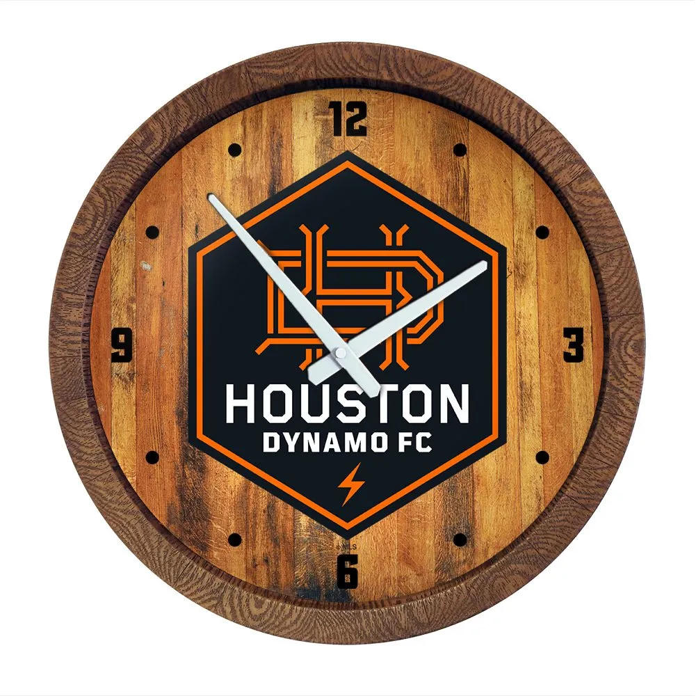 Houston Dynamo: "Faux" Barrel Top Clock