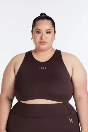 HYBRID PERFORMANCE SPORTS BRA ESPRESSO