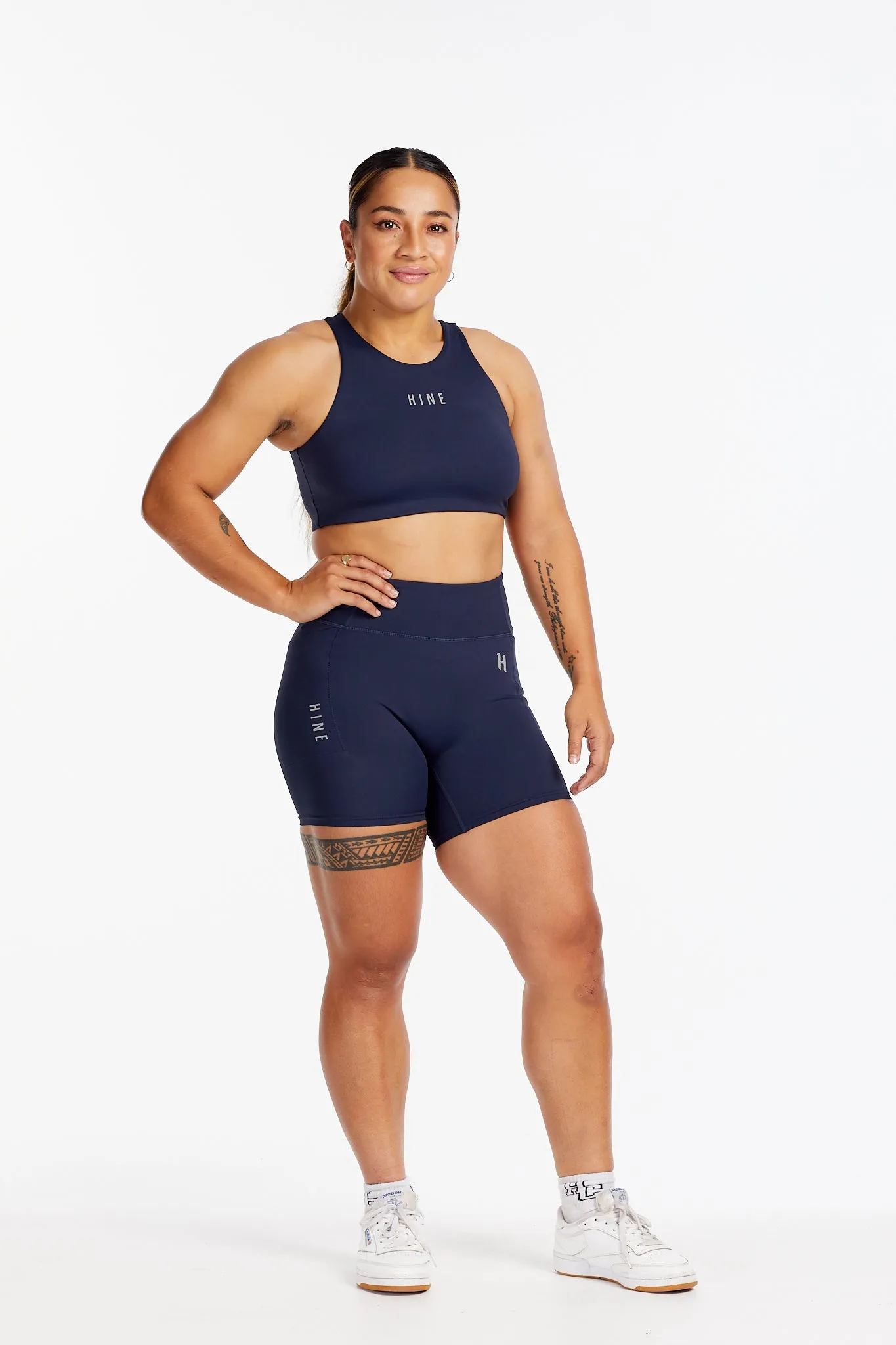 HYBRID PERFORMANCE SPORTS BRA NAVY