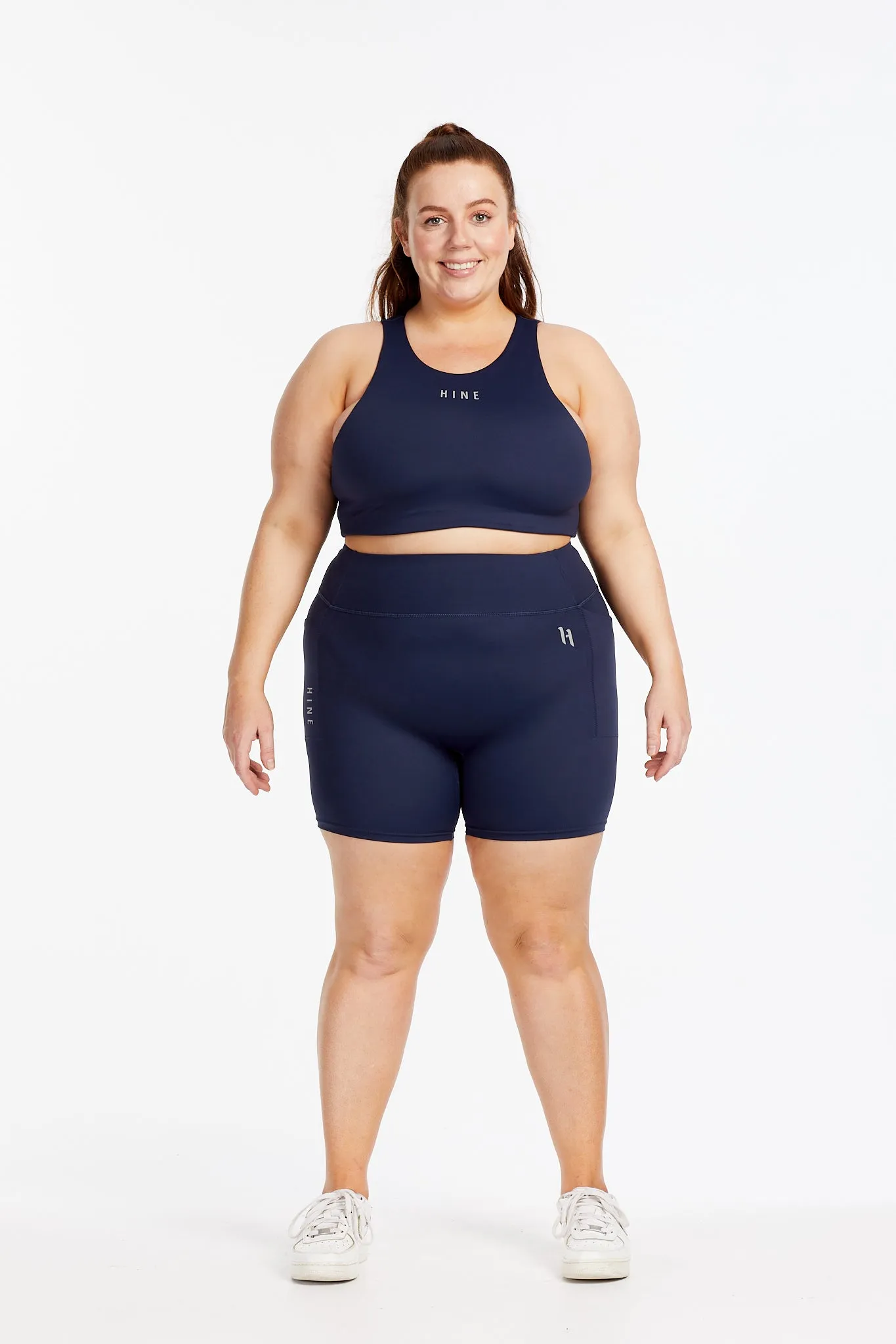 HYBRID PERFORMANCE SPORTS BRA NAVY
