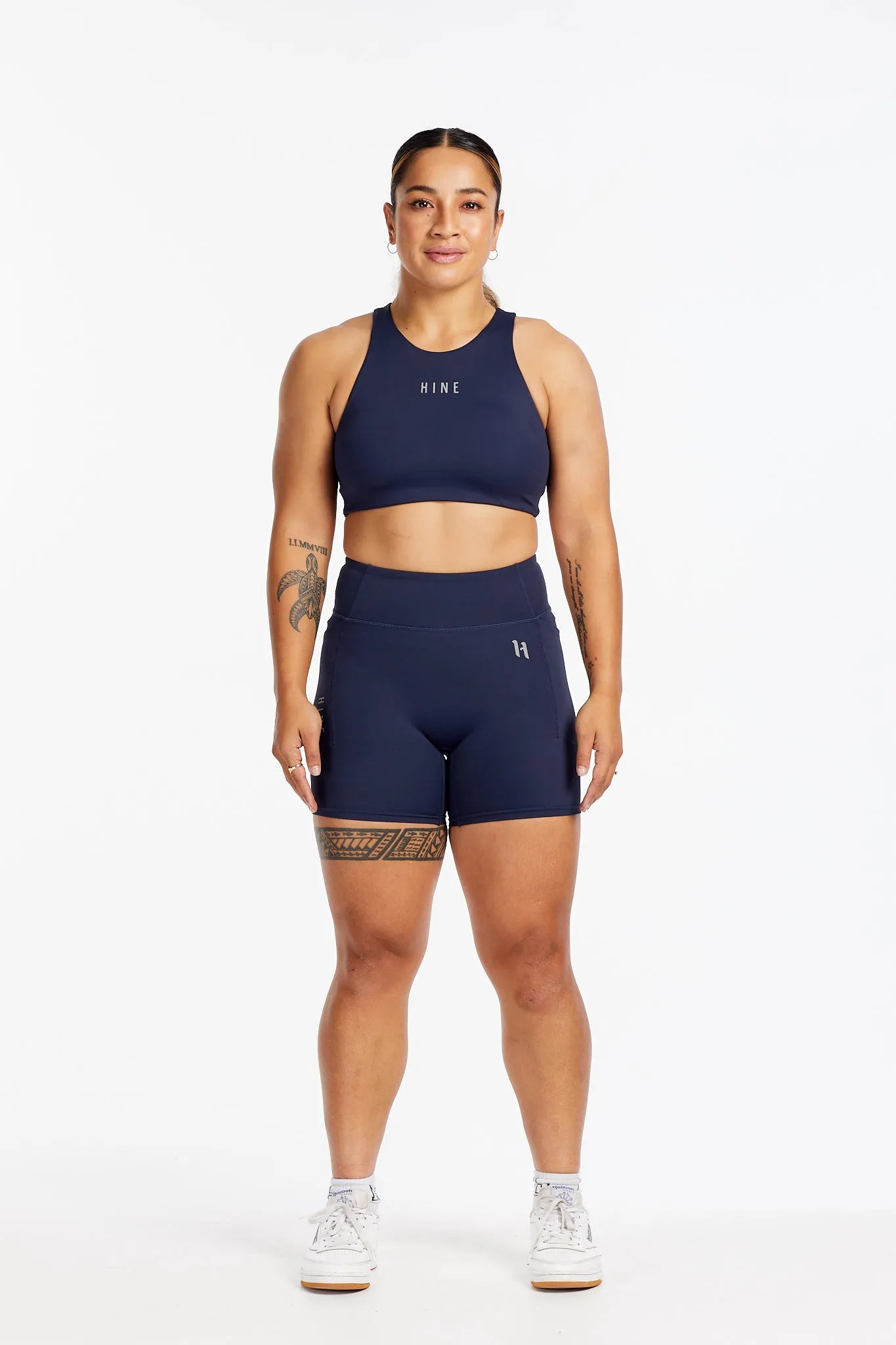 HYBRID PERFORMANCE SPORTS BRA NAVY