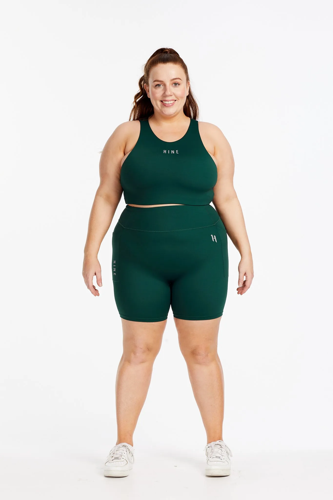 HYBRID PERFORMANCE SPORTS BRA PINE