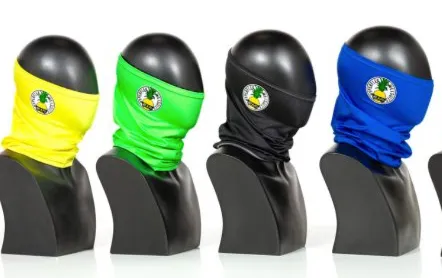 Hyperflex Ben Gravy UV 50 Face Shield Neck Gaiter Fishing Mask Pineapple