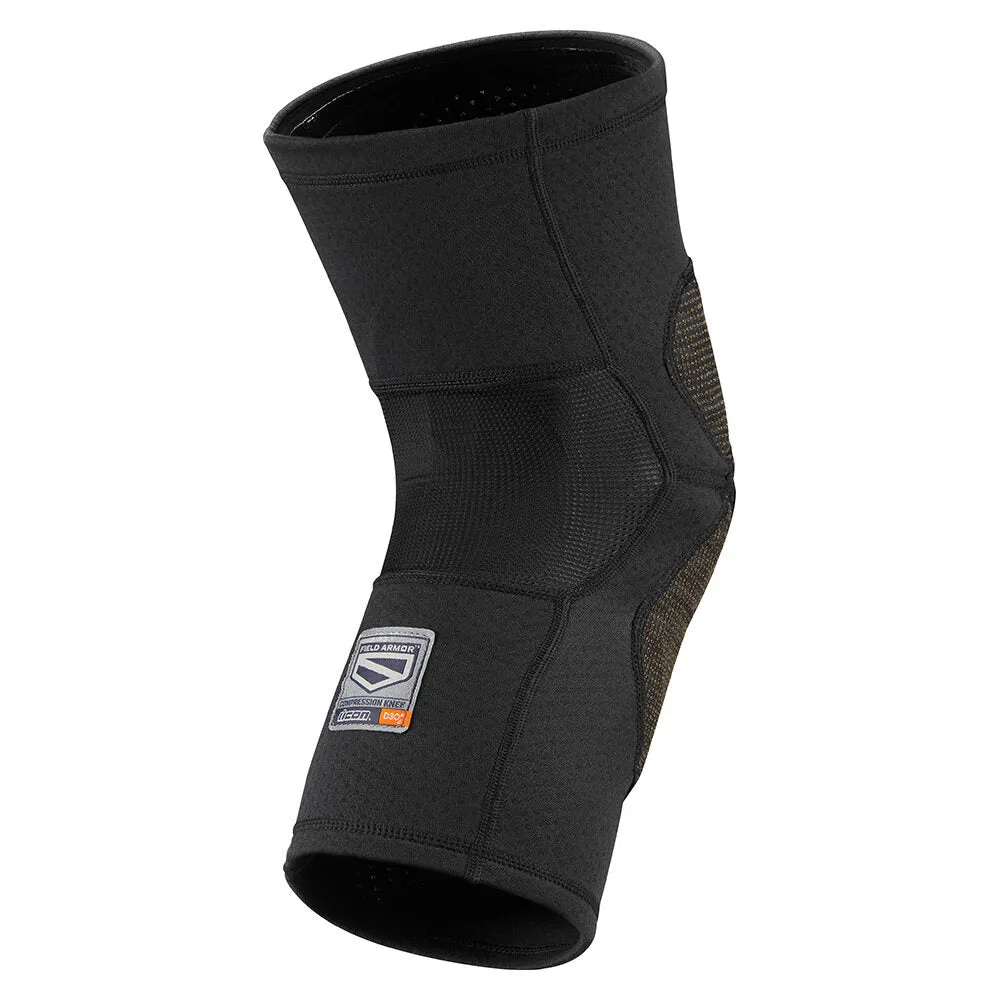 Icon Field Armor Compression Knee Motorcycle Protectors - Black