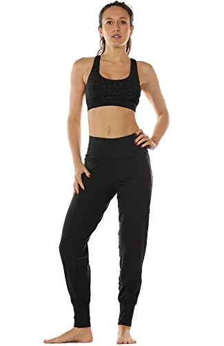 icyzone Workout Sports Bras for Women - Women's Running Yoga Bra, Activewear Top, Athletic Fitness Clothes, Black, X-Large