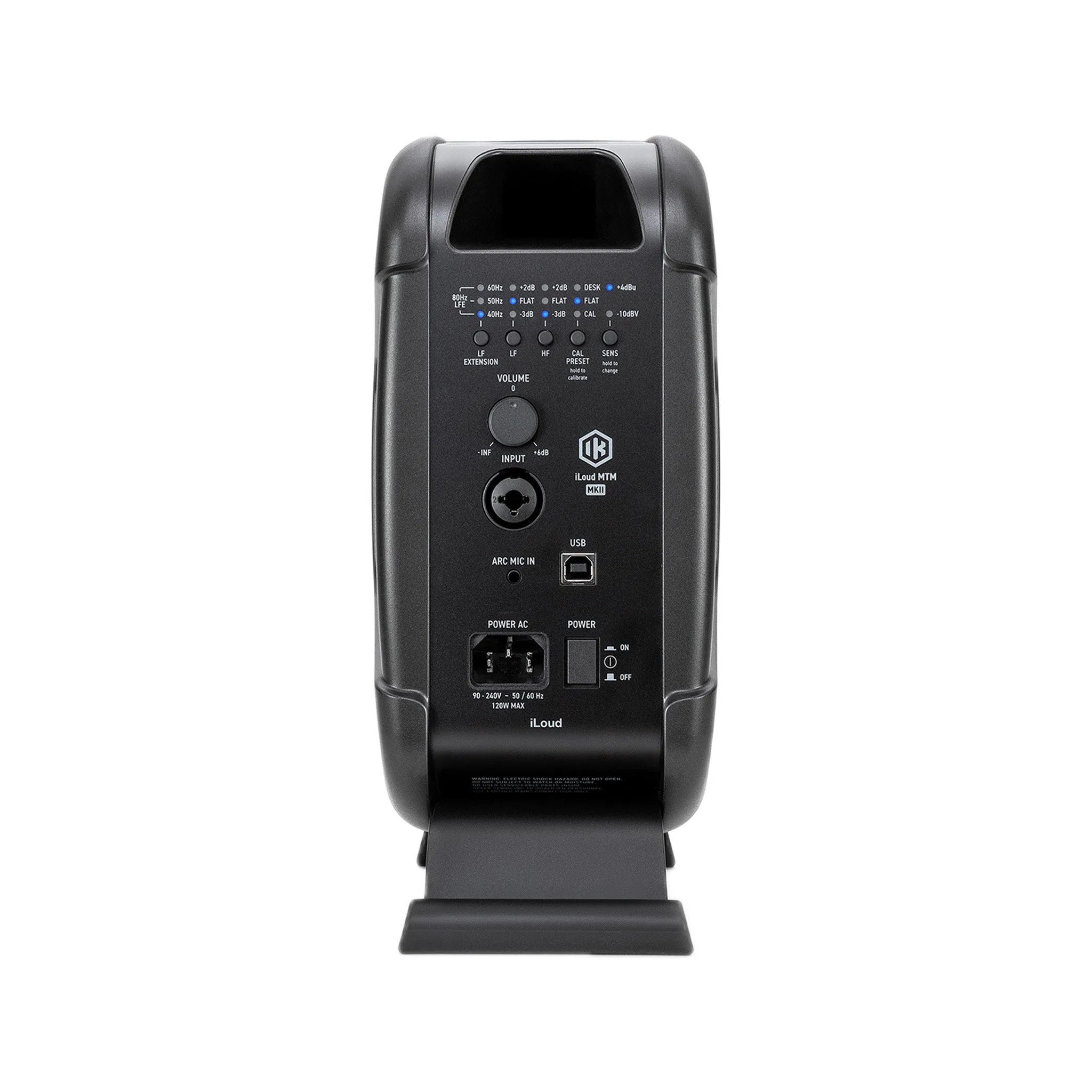 IK Multimedia iLoud MTM MKII Powered Studio Monitor Pair, Black
