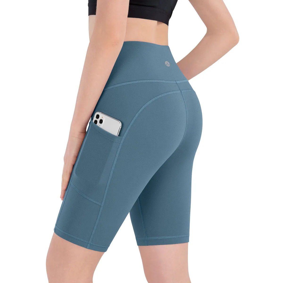 iKeep<sup>&reg;</sup> High Waist Yoga Hyperdry Shorts For Running | 8''