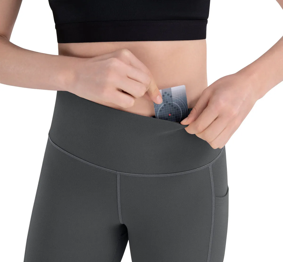 iKeep<sup>&reg;</sup> High Waist Yoga Hyperdry Shorts For Running | 8''