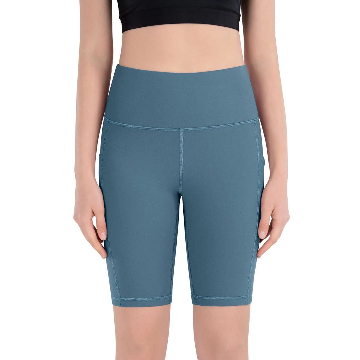 iKeep<sup>&reg;</sup> High Waist Yoga Hyperdry Shorts For Running | 8''