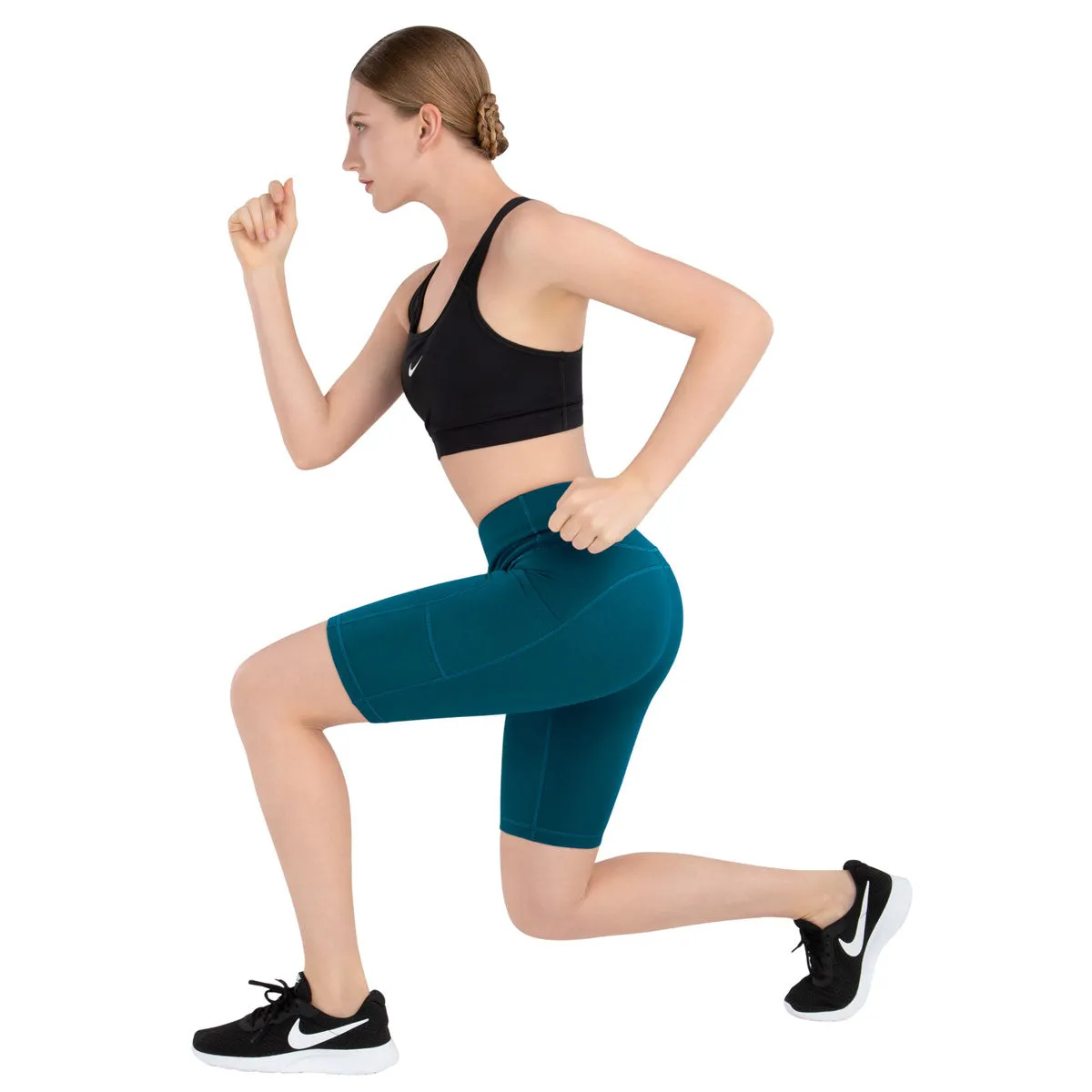 iKeep<sup>&reg;</sup> High Waist Yoga Hyperdry Shorts For Running | 8''