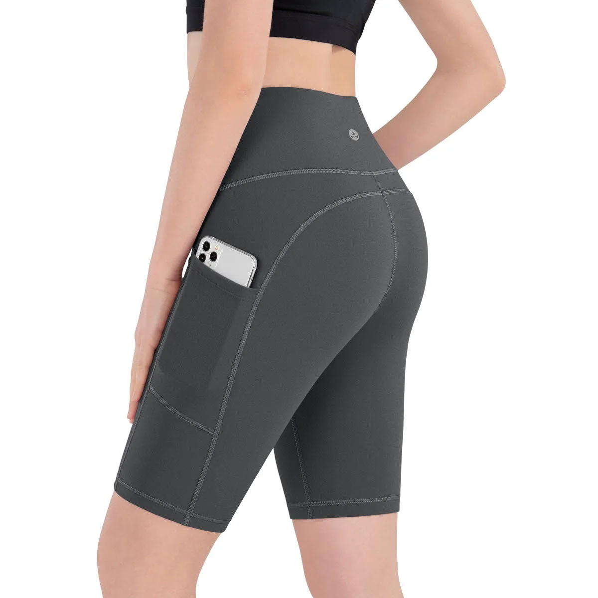 iKeep<sup>&reg;</sup> High Waist Yoga Hyperdry Shorts For Running | 8''