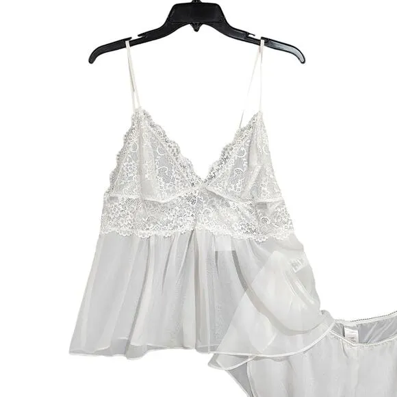 In Bloom by Jonquil Lillian Camisole &amp; Shorts Set Ivory XL