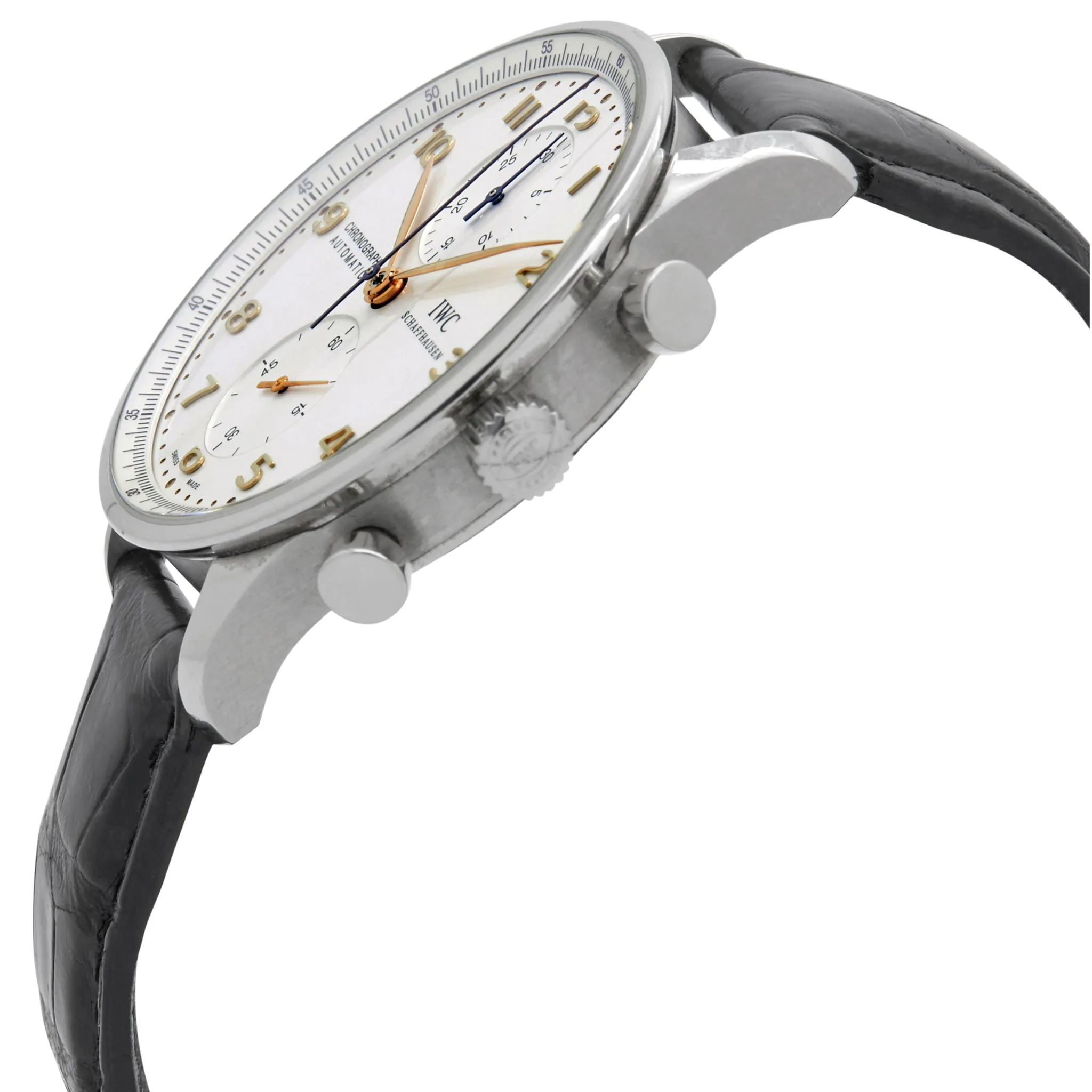IWC Portuguese Chronograph 3714 Silver Dial Automatic Men's Watch