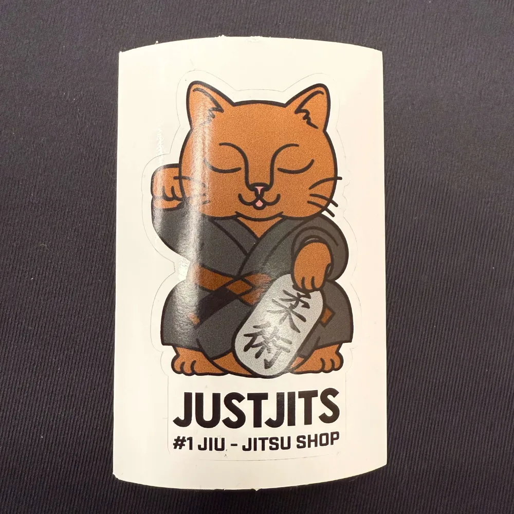Just Jits - Ranked Belt Cat Sticker Pack