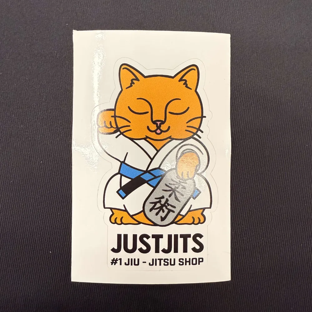 Just Jits - Ranked Belt Cat Sticker Pack