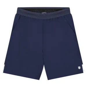 K-Swiss Core Team Mens 8 Inch Badminton Shorts - Navy Blue