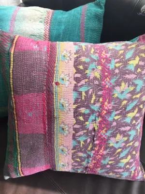 Kantha Cushion Cover