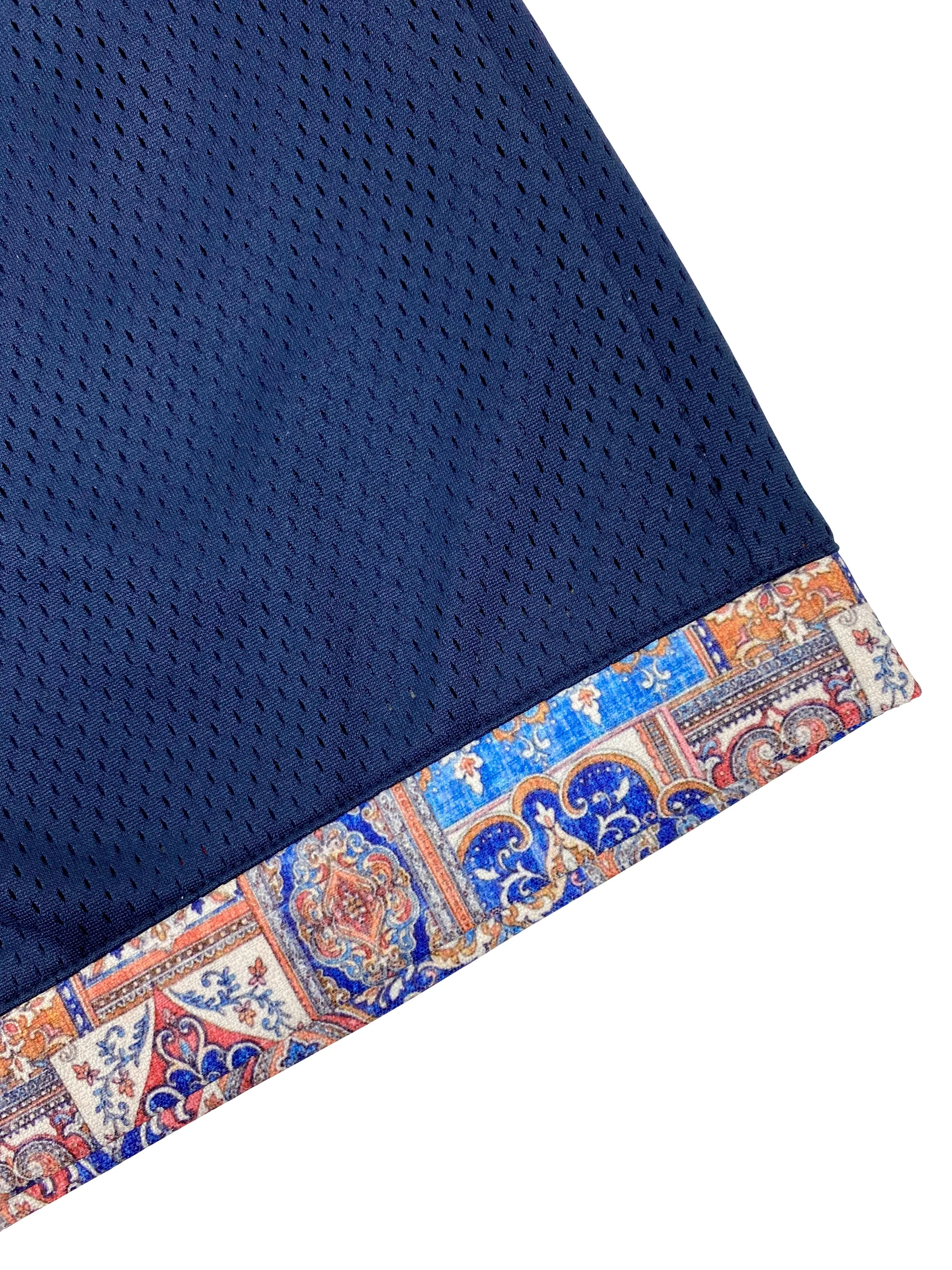 Kashan Hem Shorts - Navy