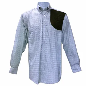 Kevin's Blue/Royal Tattersall Performance Left Hand Long Sleeve Shooting Shirt