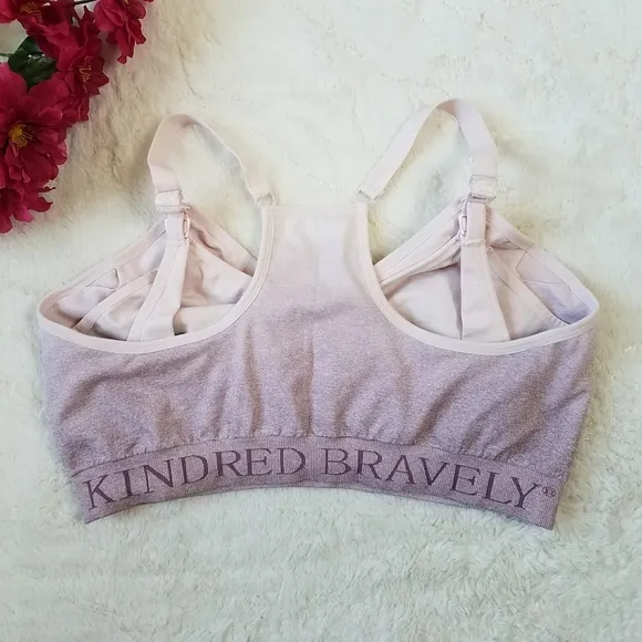 Kindred Bravely Sublime Nursing Sports Bra in Ombre Purple