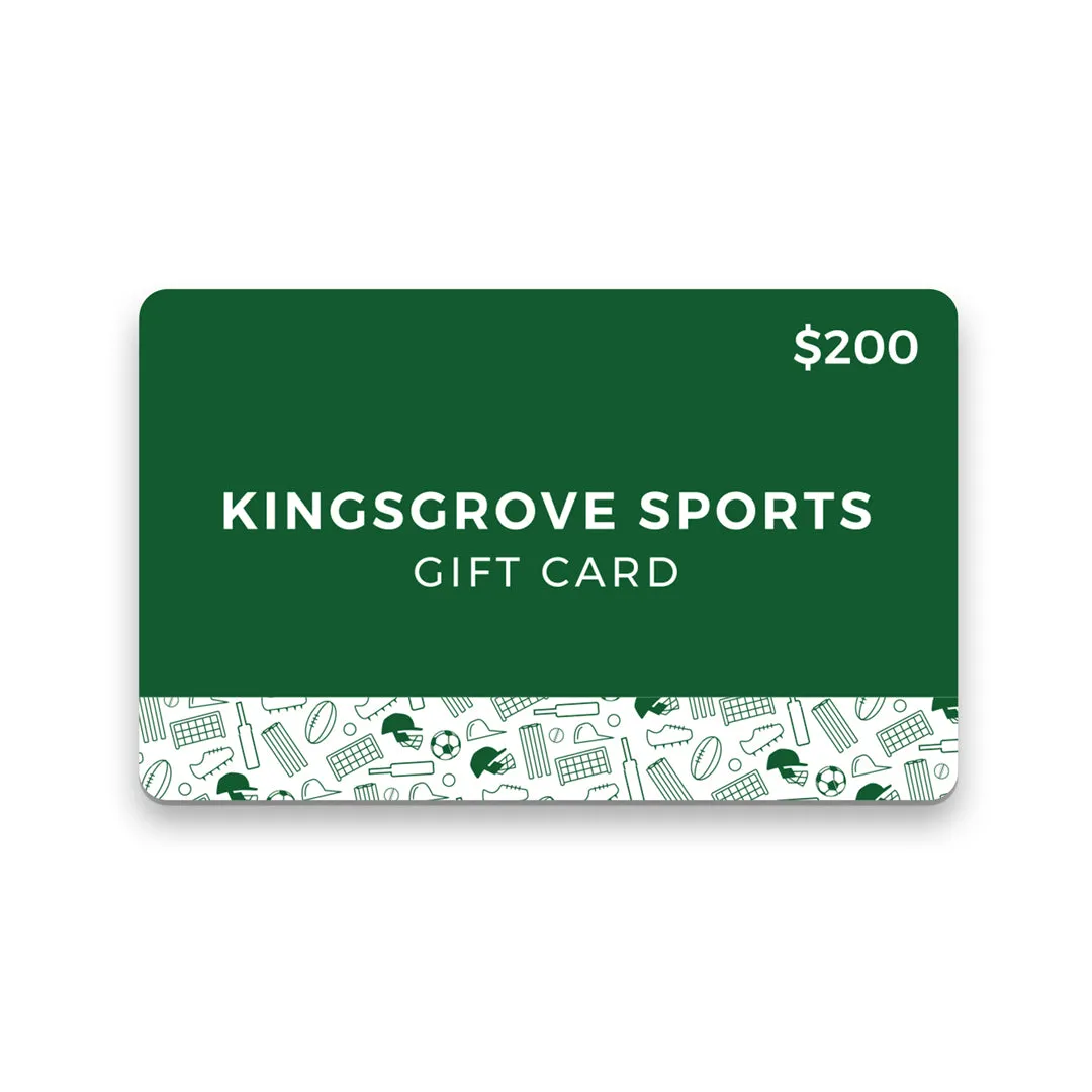 Kingsgrove Sports Gift Voucher $200
