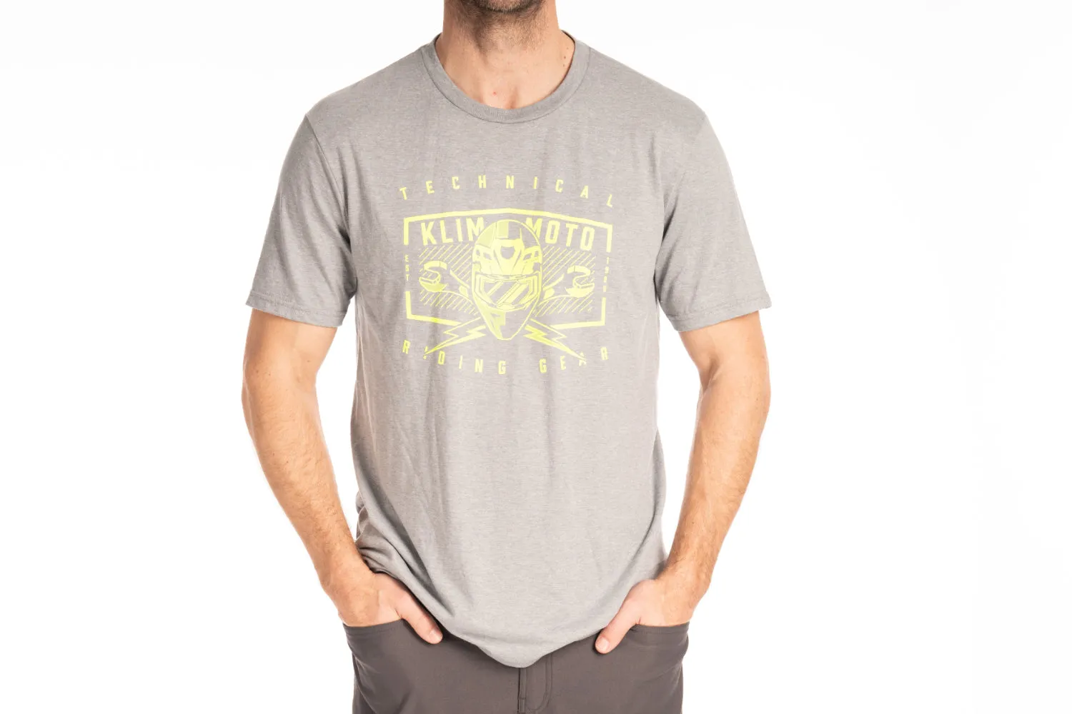 KLIM Mens Petrol Tri-blend Tee