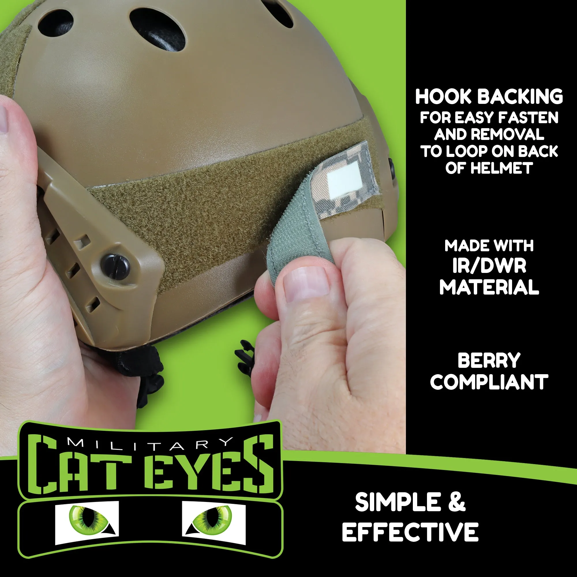 Kryptek Mandrake Military Helmet Cat Eye Band