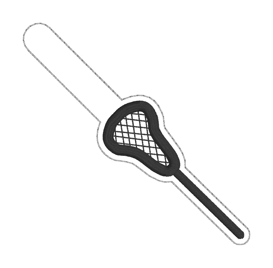 Lacrosse snap tab and charm set (single & Multi files included) machine embroidery design DIGITAL DOWNLOAD