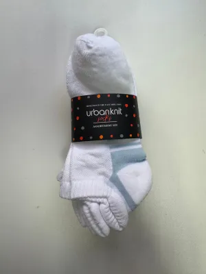 Ladies 5pp Pastel Sports Socks