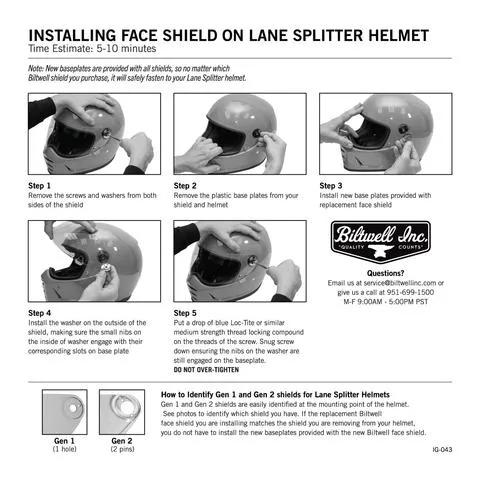 LANE SPLITTER GEN 2 VISOR | MIRROR GOLD