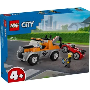LEGO City -  Camioneta de tractare si masina sport 60435, 101 piese
