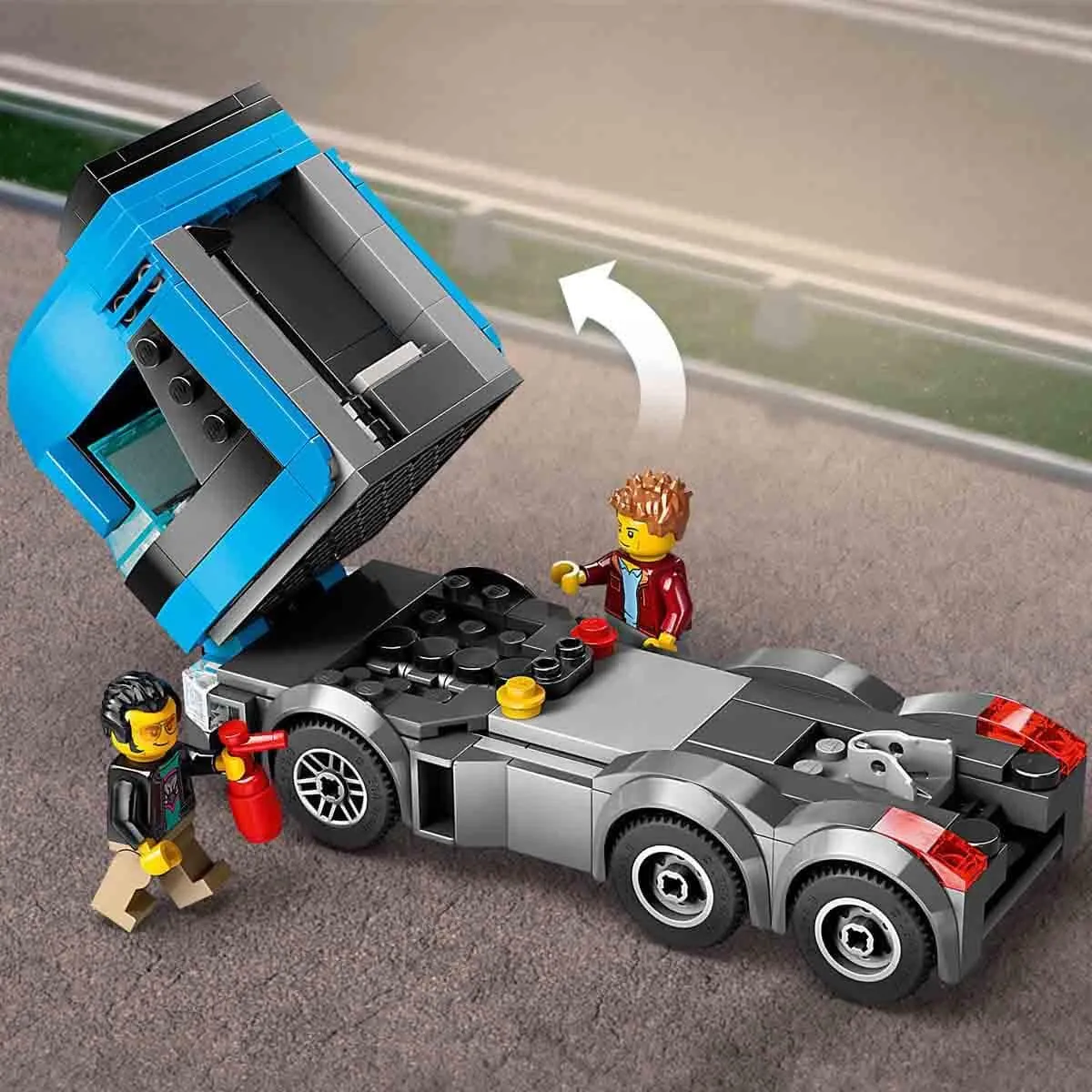 LEGO City Car Transporter Truck with Sports Cars 60408 Building Blocks Toys for 7  Gift for Boys and Girls