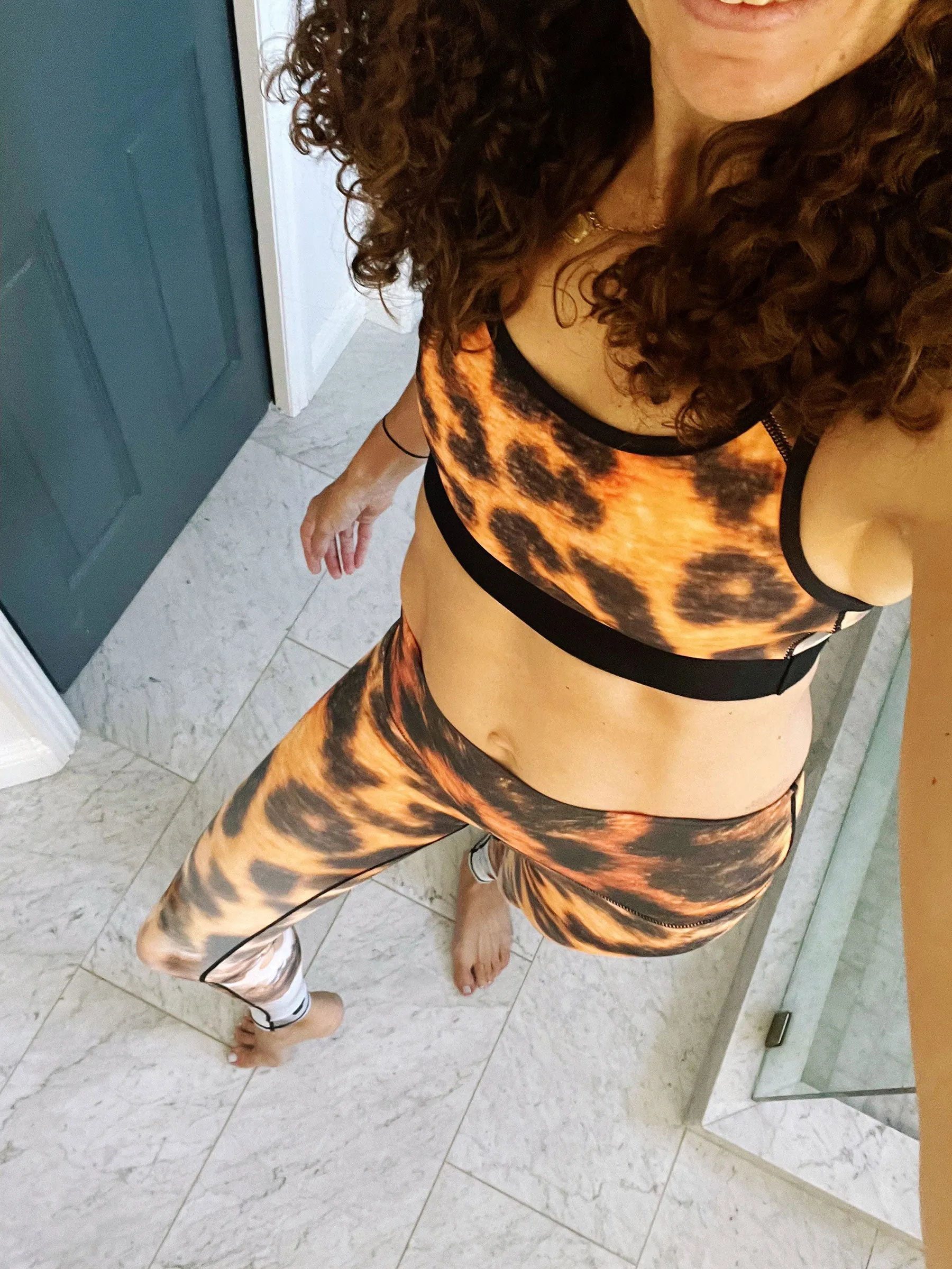 Leopard Eco Athletic Top SAMPLE