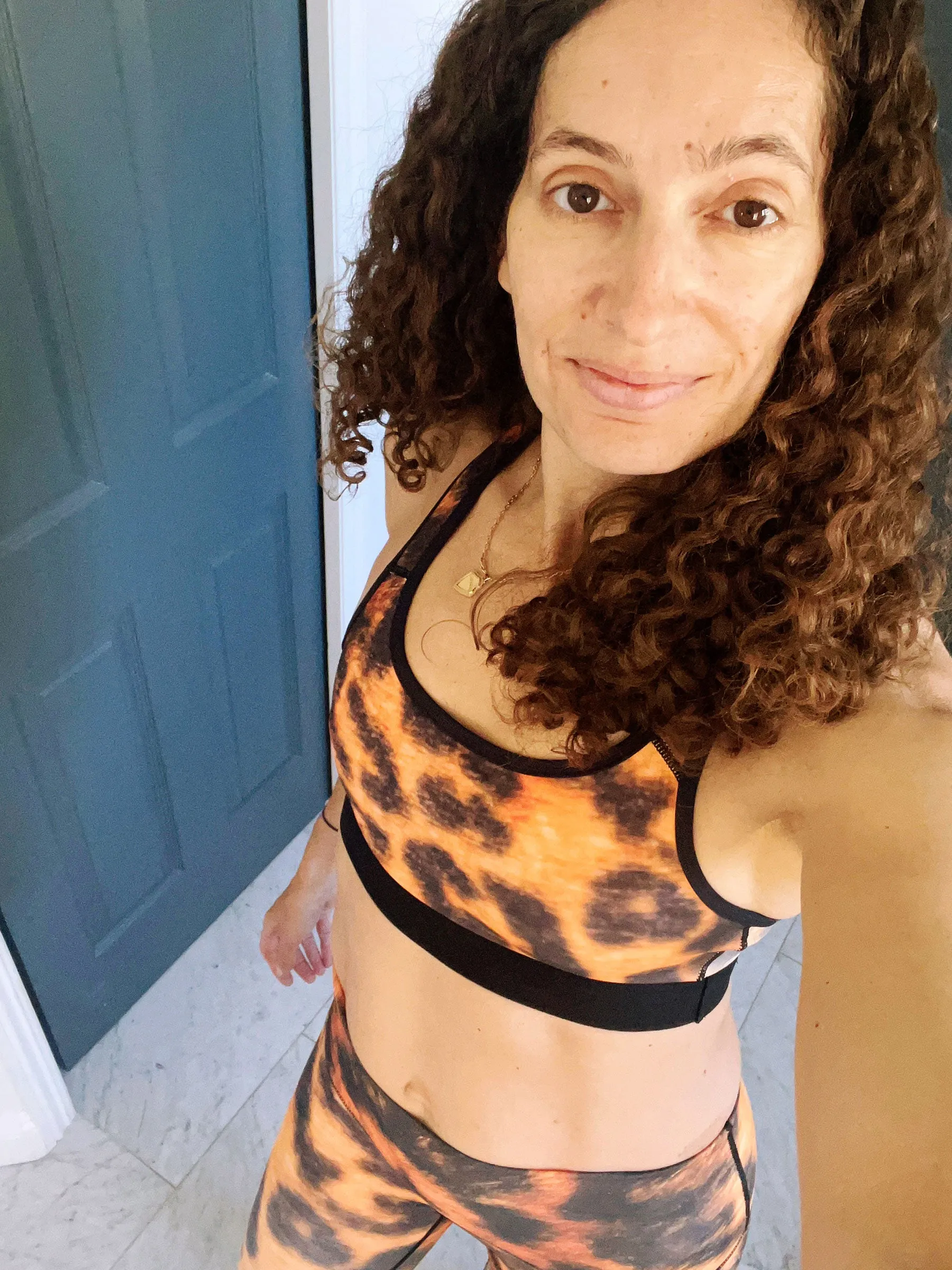 Leopard Eco Athletic Top SAMPLE