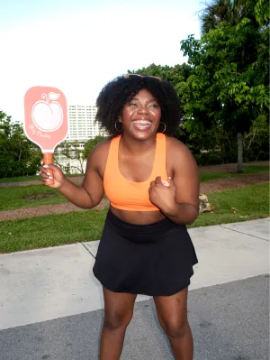 Level Up Sports Bra - Orange