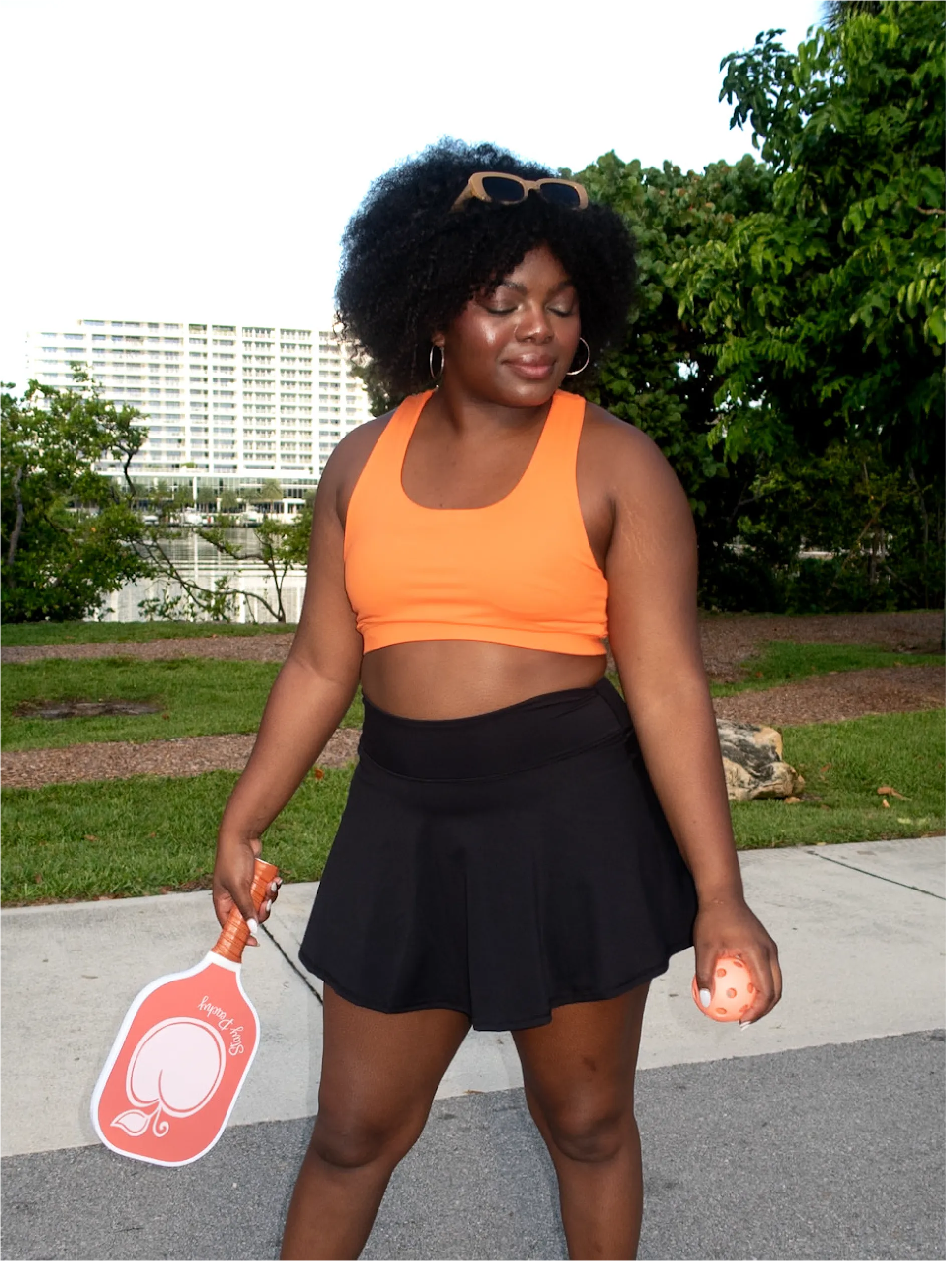 Level Up Sports Bra - Orange