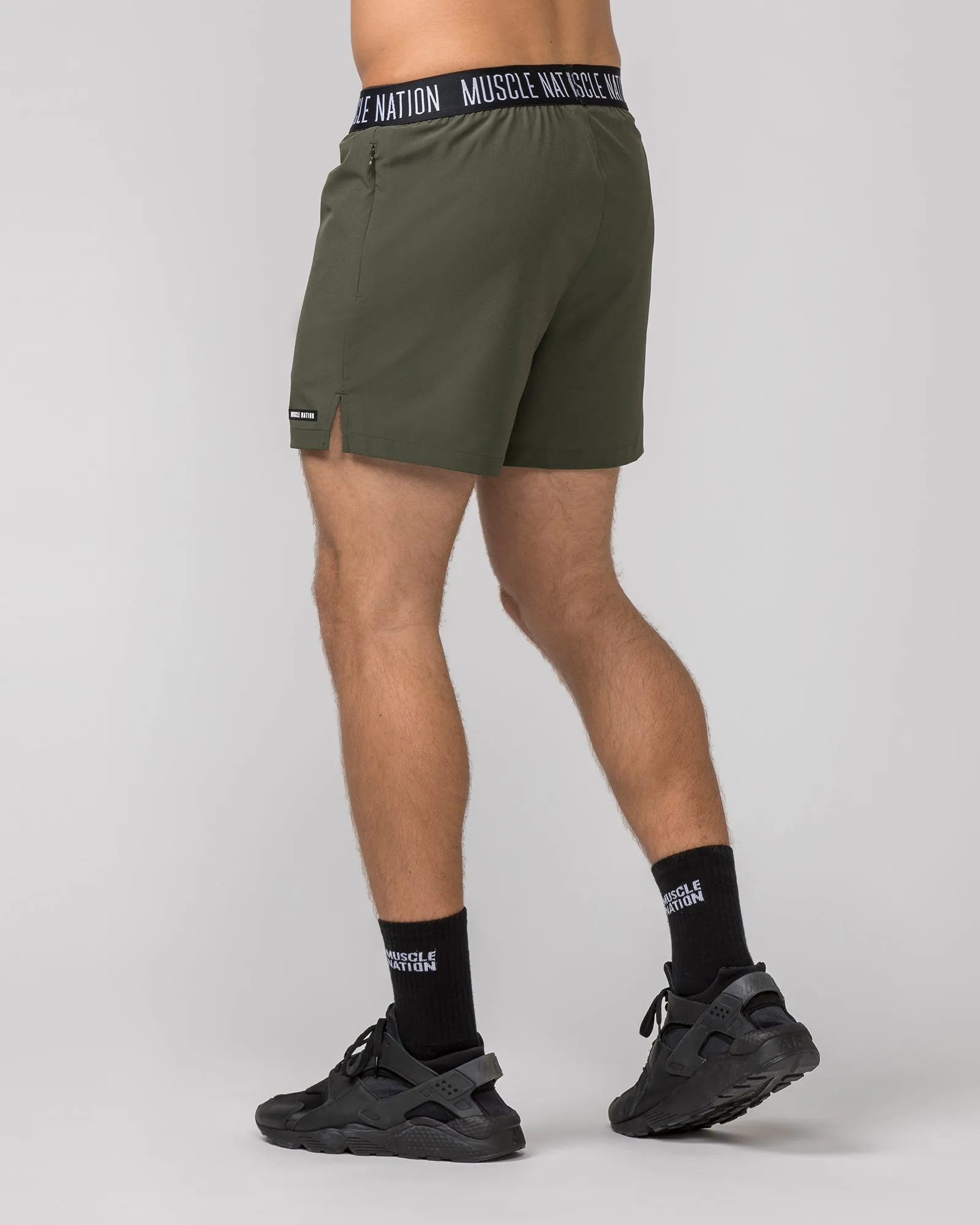 Level Up Training 4" Shorts - Dark Khaki