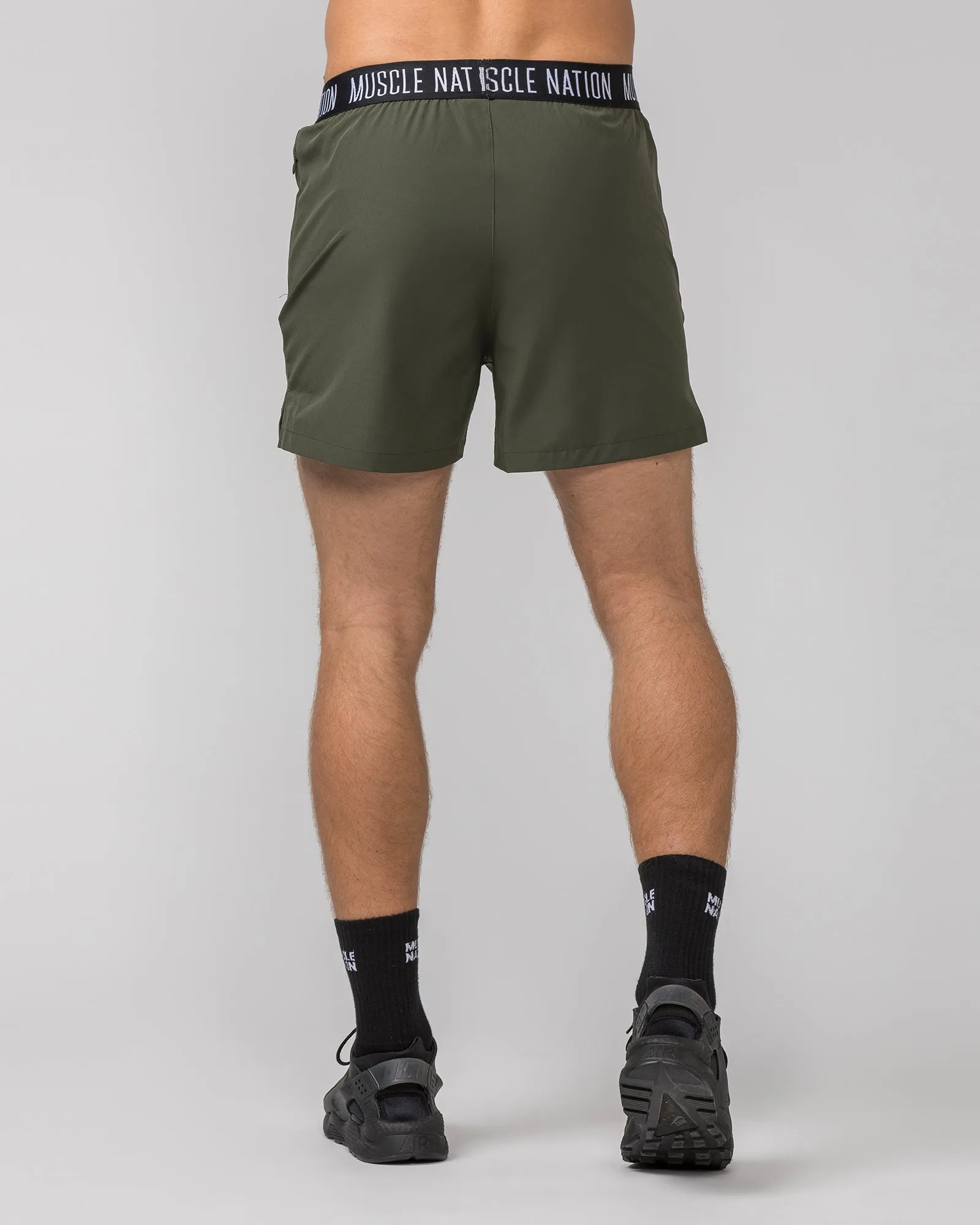 Level Up Training 4" Shorts - Dark Khaki