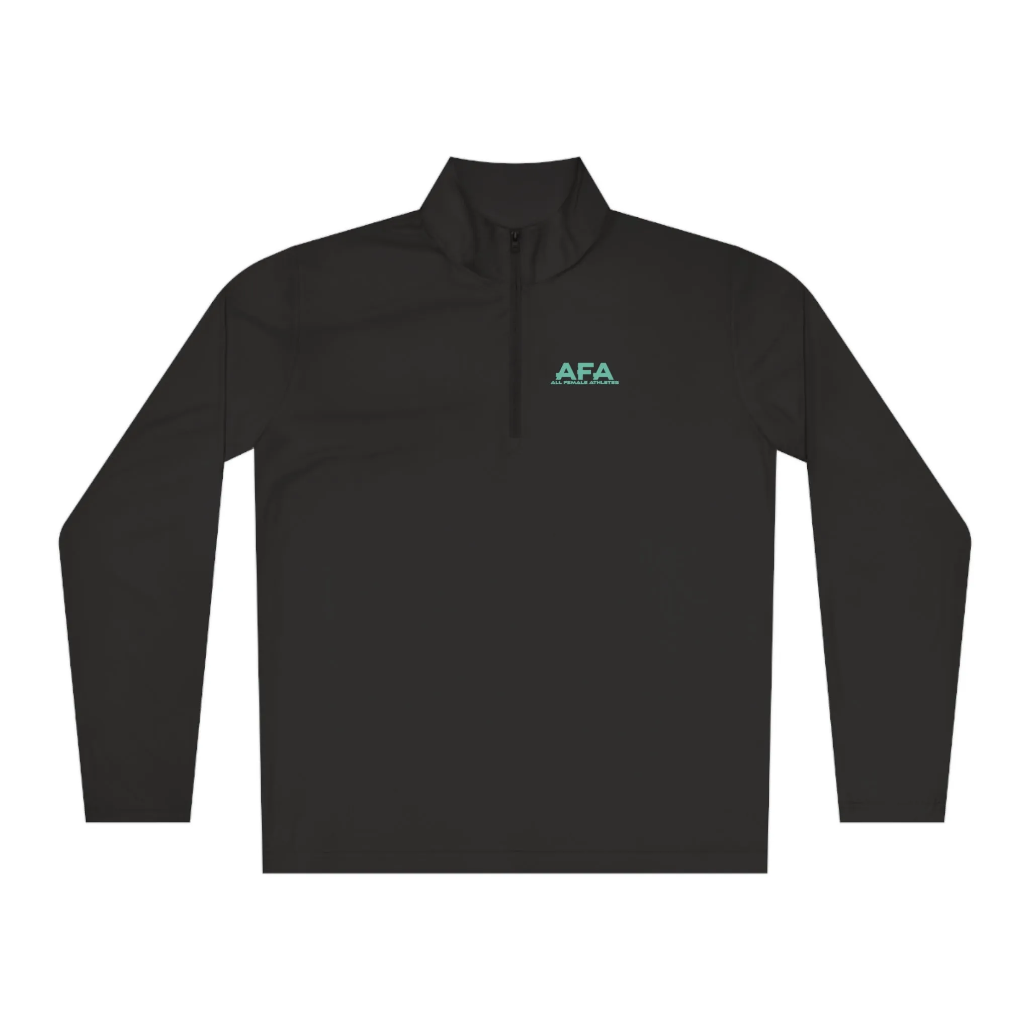 Light Green All Female Athletes Unisex Quarter-Zip Pullover