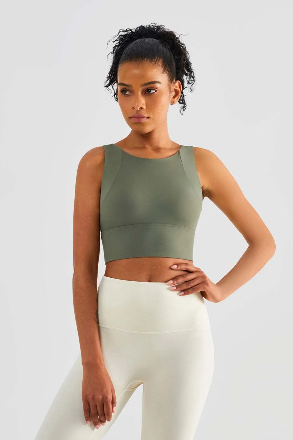 Longline Racerback Sports Bra