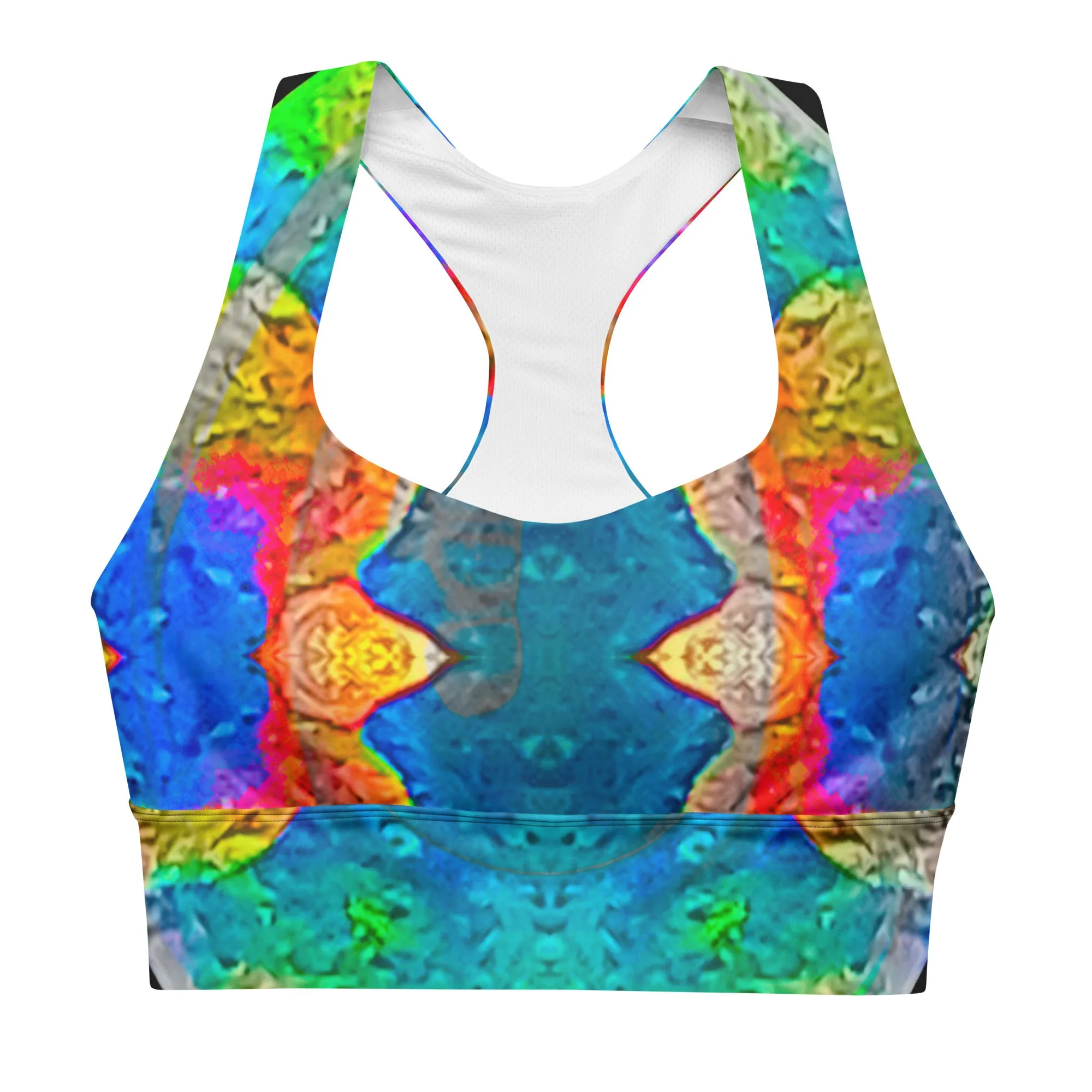 Longline Sports Bra (Her/Muliebris)(Opal Skies Cantus Primus) RJSTHs2024 RJS