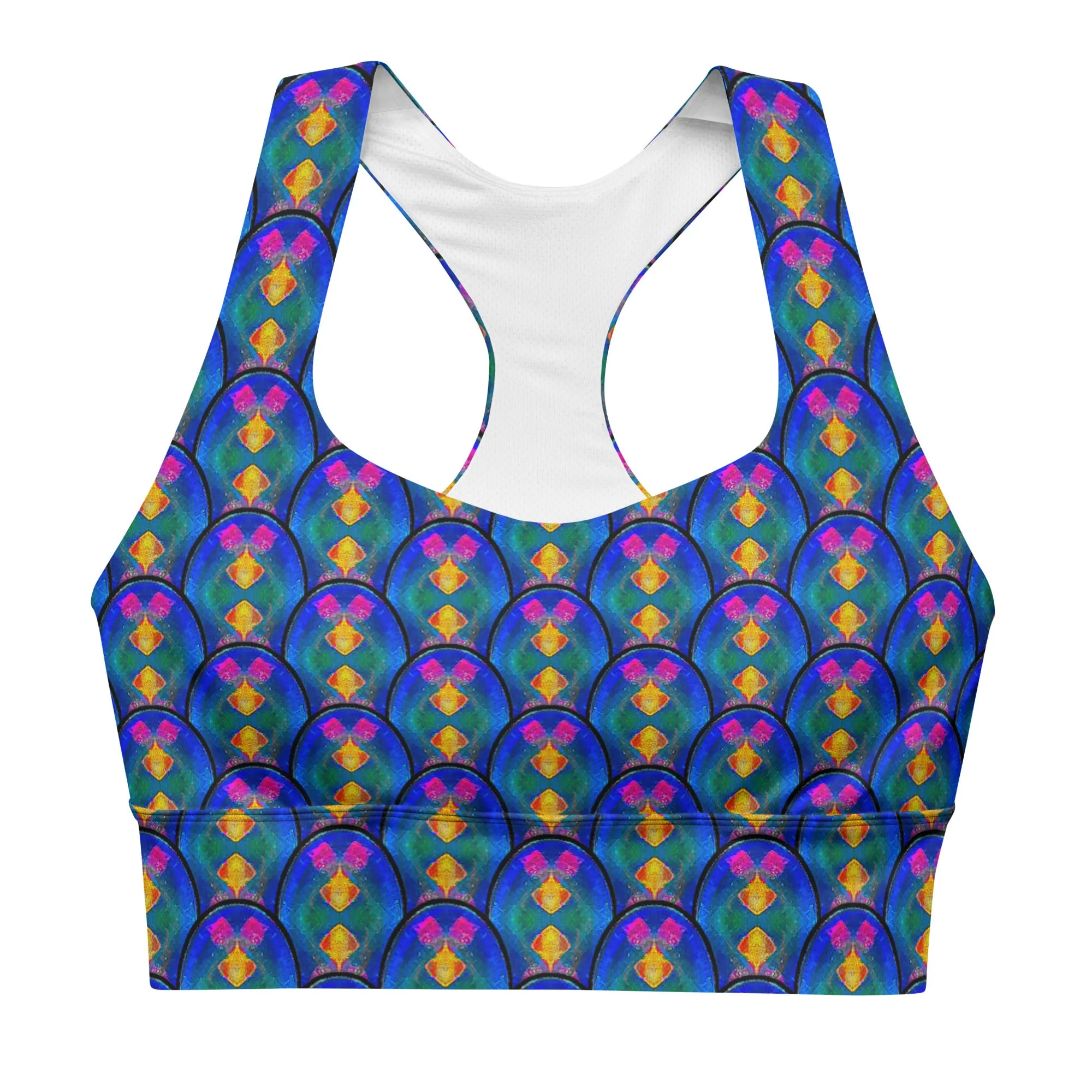 Longline Sports Bra (Her/Muliebris)(Opal Skies Cantus Primus) RJSTHs2024 RJS