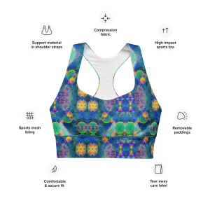Longline Sports Bra (Her/Muliebris)(Opal Skies Cantus Primus) RJSTHs2024 RJS