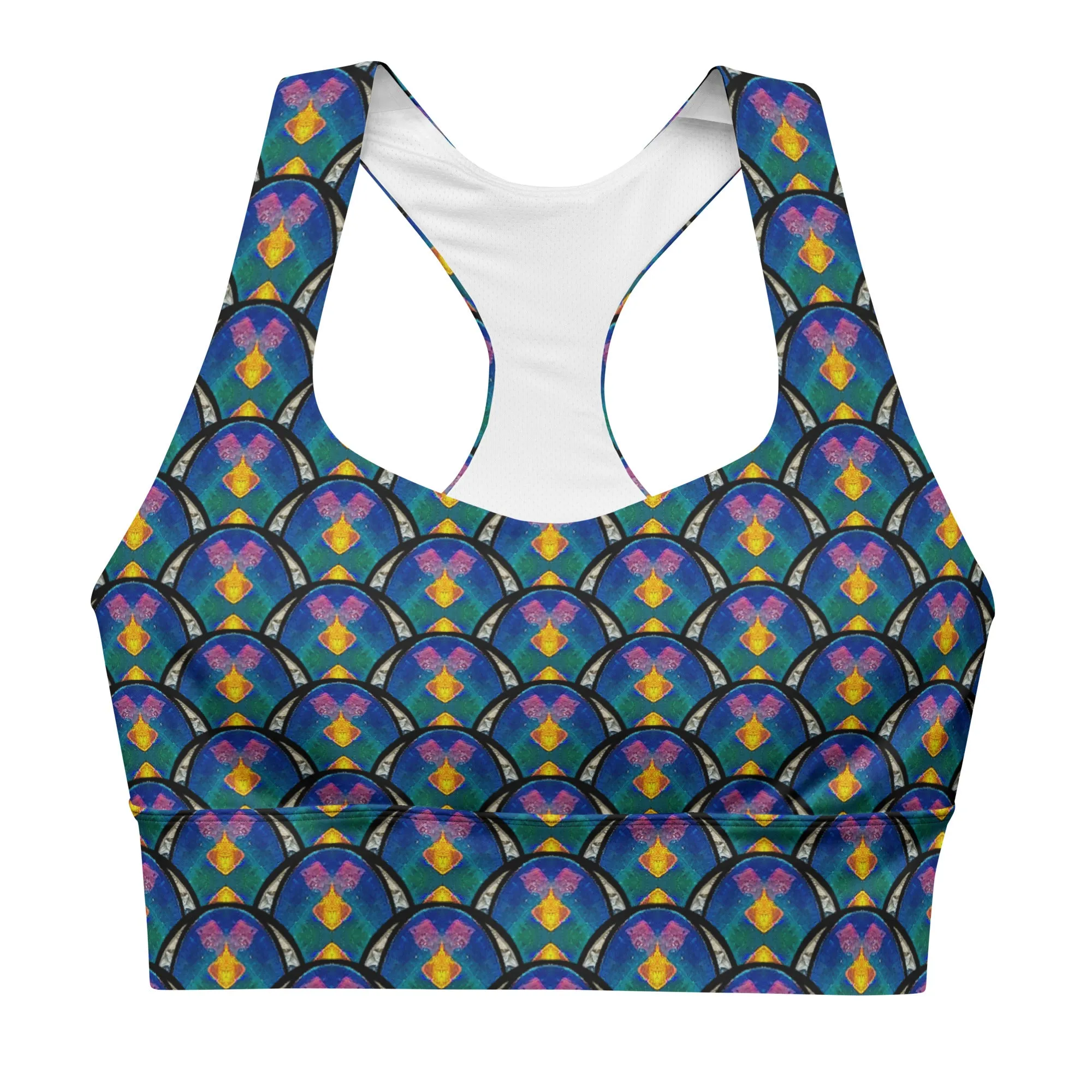 Longline Sports Bra (Her/Muliebris)(Opal Skies Cantus Primus) RJSTHs2024 RJS