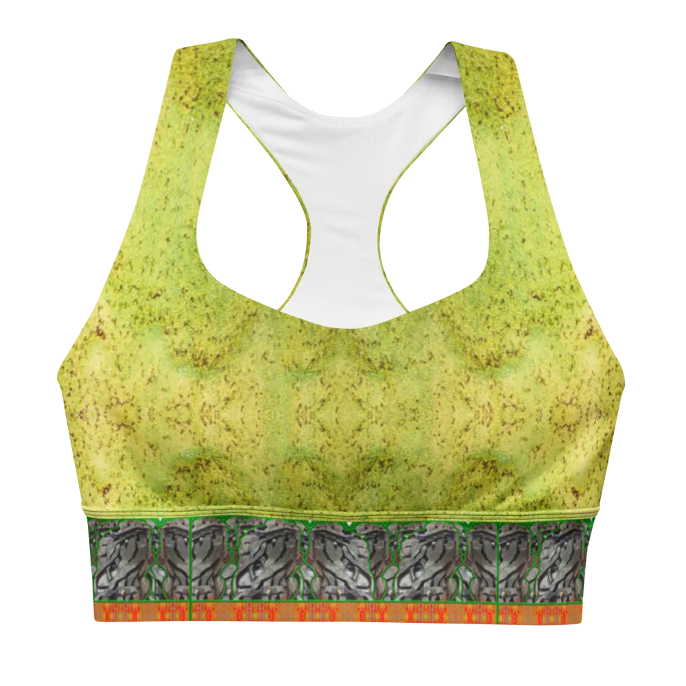 Longline Sports Bra (Her/Muliebris)(Tree Link Stripe) RJSTH@Fabric#2 RJSTHs2021 RJS